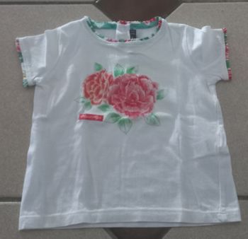 Tee shirt fille taille 18 mois
