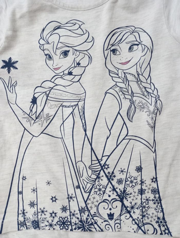 T-shirt Reine des Neiges 94 cm - photo numéro 3