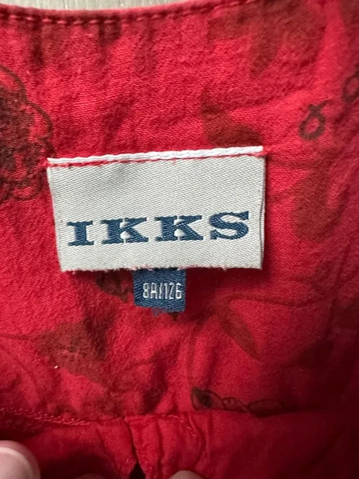 Robe sans manche IKKS fille rouge 8 ans - photo numéro 6