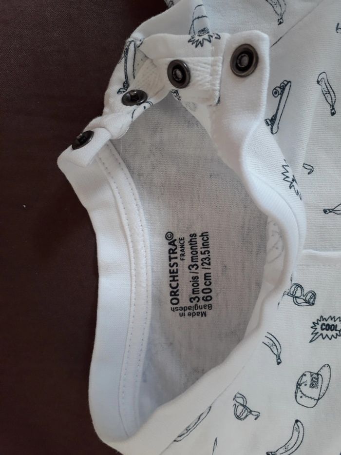 T-shirt 3 mois - photo numéro 2