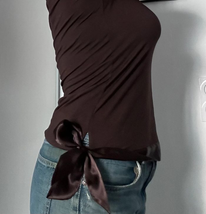 Débardeur marron Darjeeling Lingerie – Taille 40 | Détails raffinés | Très bon état - photo numéro 6