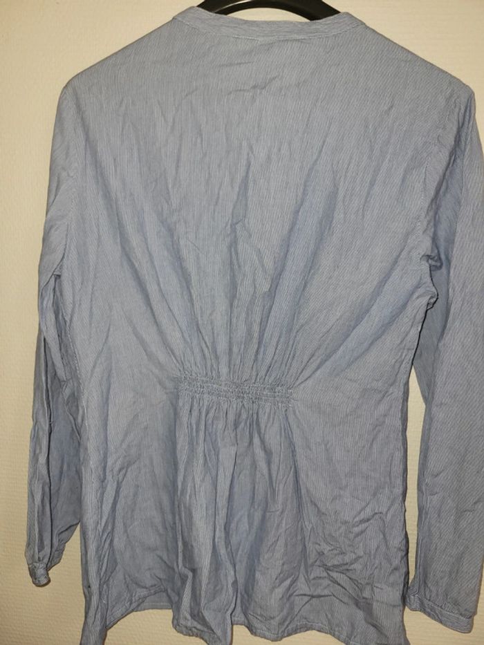 Chemise rayée bleu et blanc - photo numéro 6