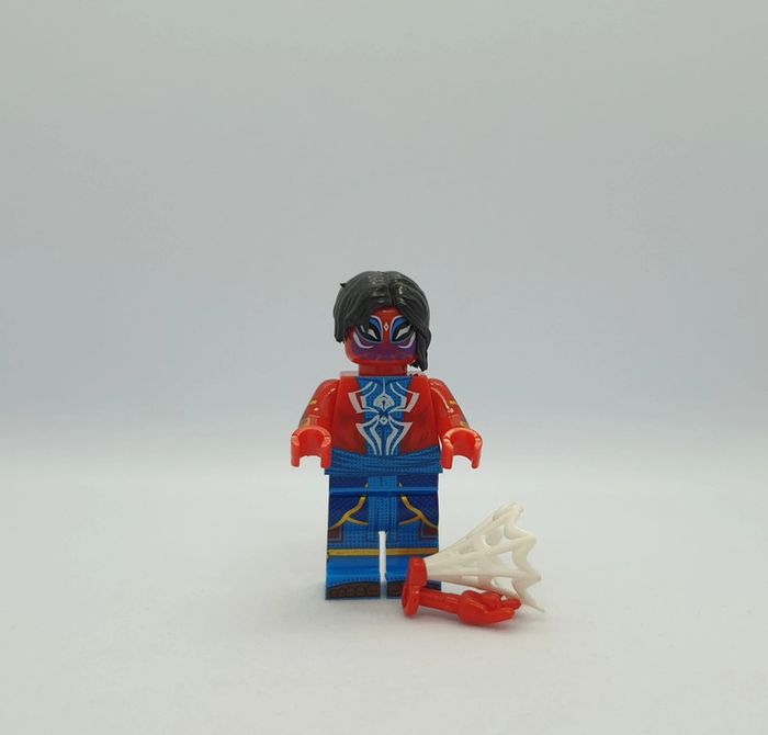 🕸 Figurine Marvel Spider-Man : Across the Spider-Verse - Spider-Man India - (Style Lego) 🕸 - photo numéro 6