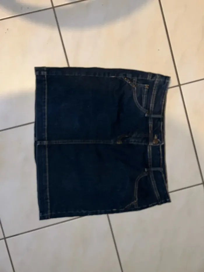 Mini jupe en jean