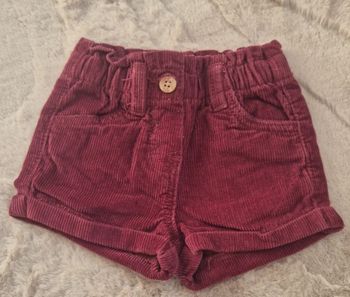 Short en velours 