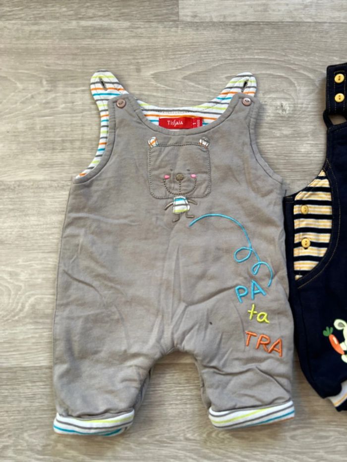 Lot 2 salopettes mi-saison 1mois - photo numéro 2