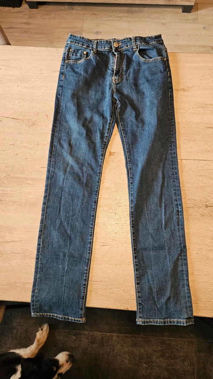 Jean s homme bleu foncé, stretch, TQF, taille 42, nickel - photo numéro 3