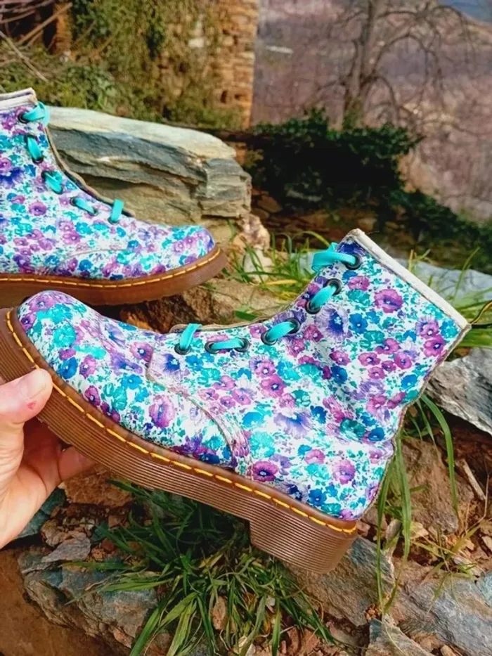 Dr. Martens fleuries 🌸 floral 37 - photo numéro 6