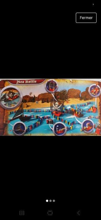Bateau pirate et domino