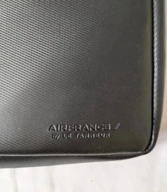 Porte document noir - Air France by Tanneur