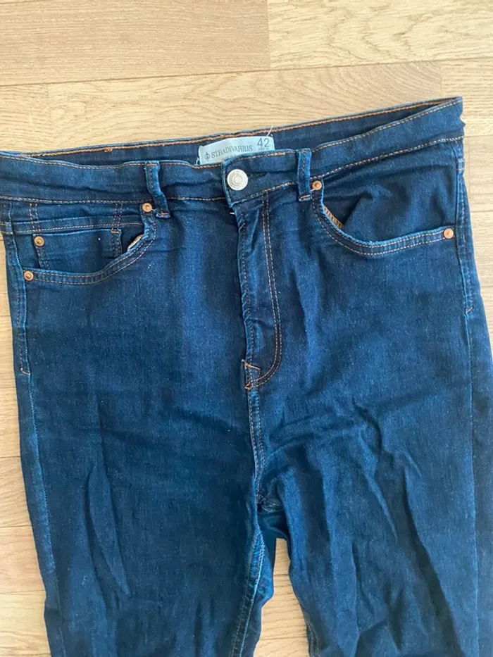 Jeans stradivarius taille haute - photo numéro 3