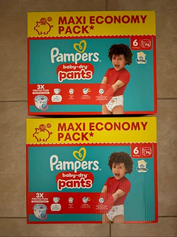 Couches Pampers Taille 6 Neuf