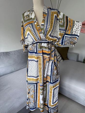 Robe imprimée avec poches