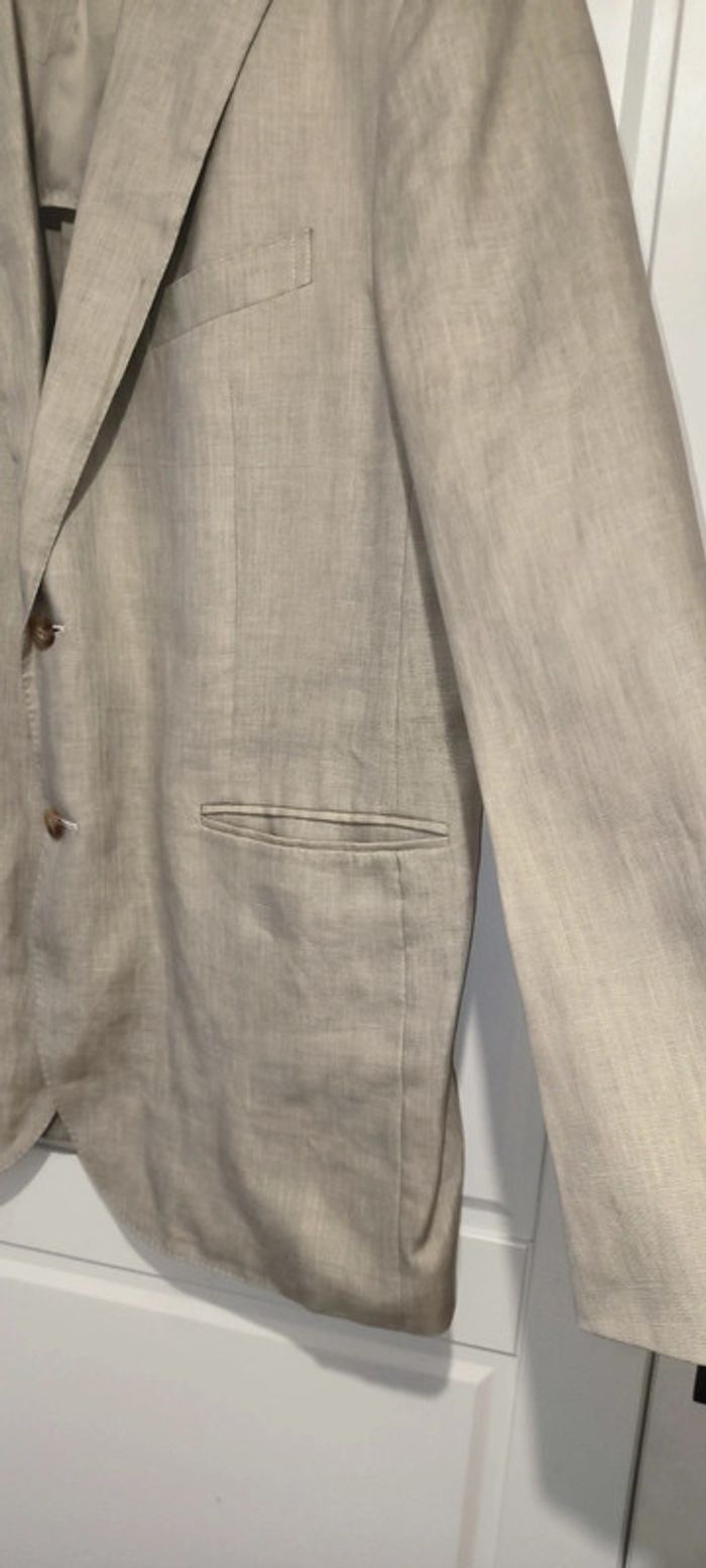 Blazer homme 100% lin polo Ralph Lauren  beige /sable - photo numéro 10