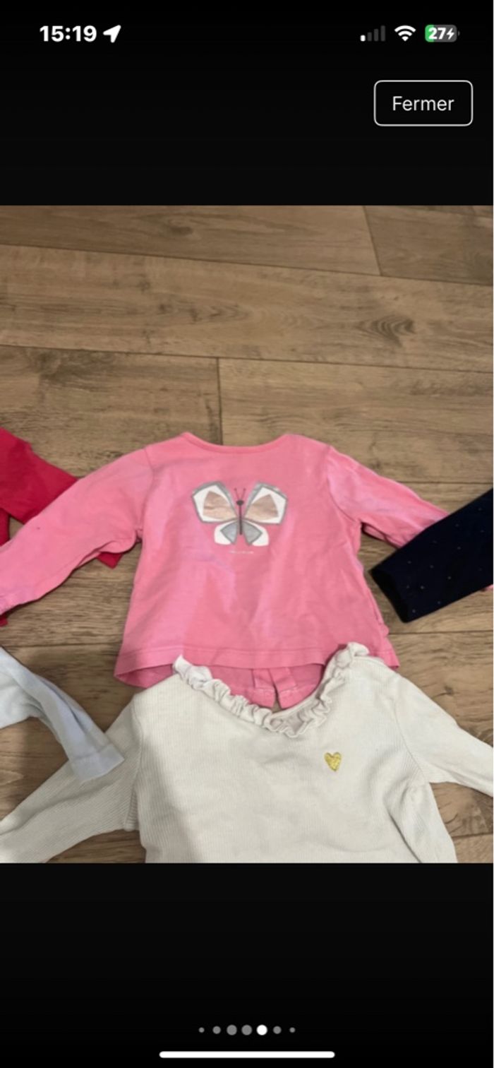 Lots de t-shirt manches longues plus pull - photo numéro 6