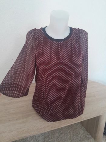 Blouse manches transparentes 3-4 💫Mango💫Taille 36