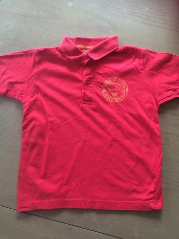 Polo rouge 5 ans