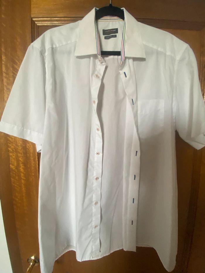 Chemise blanche manches courtes - photo numéro 2