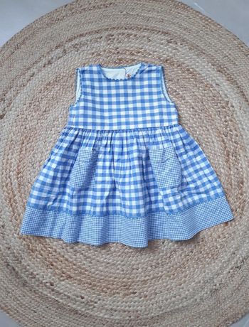 Robe à carreaux 12 mois
