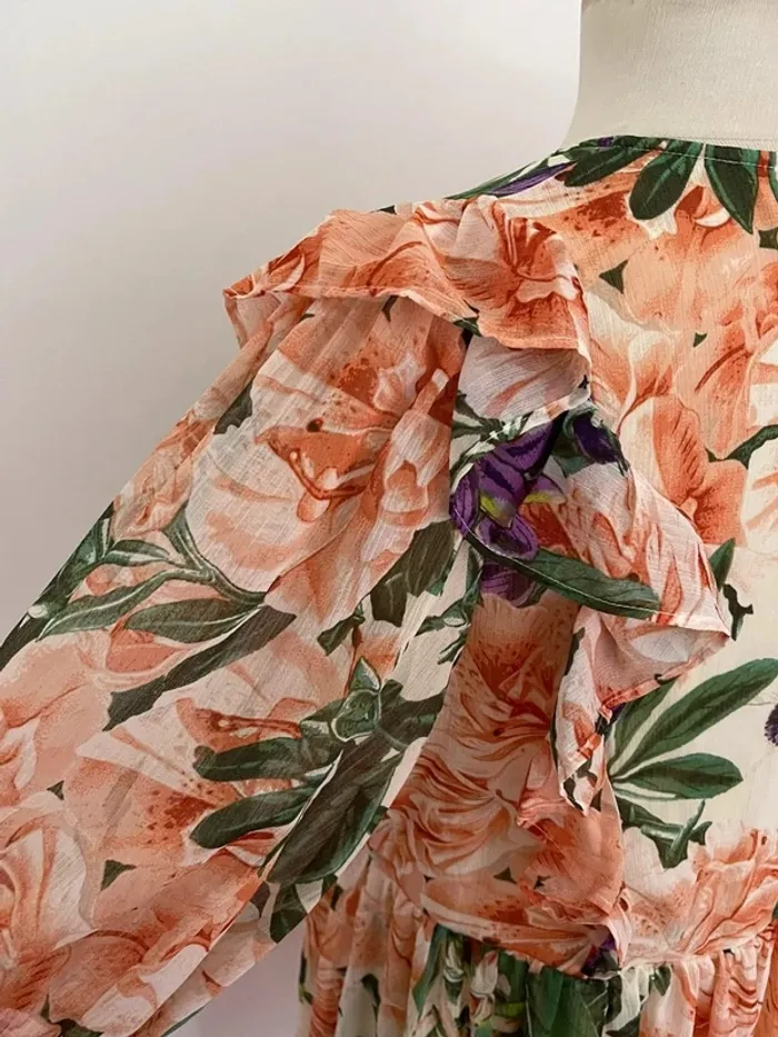 Superbe robe neuve fleurie H&M 🌸 M 38 40 - photo numéro 6