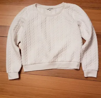 Pull blanc femme