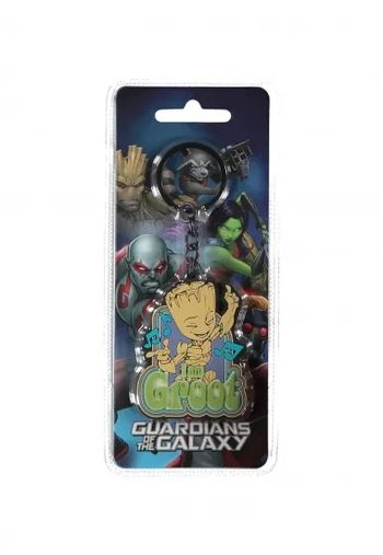 GROOT - Porte-clés en Caoutchouc Marvel
