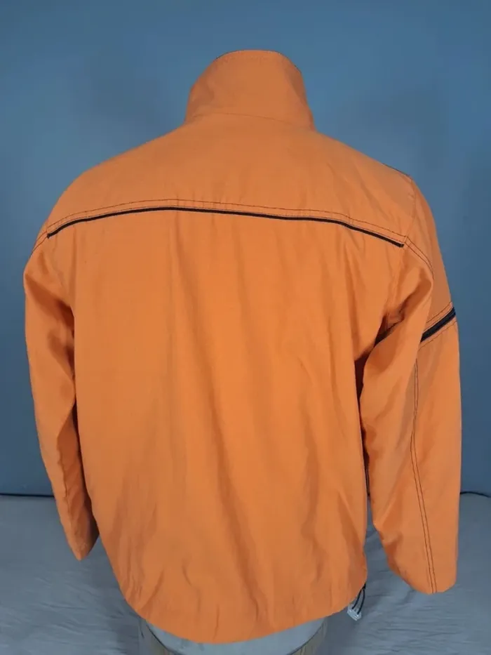 Veste Nike zippée orange vintage – Taille M - brodé (591) - photo numéro 8