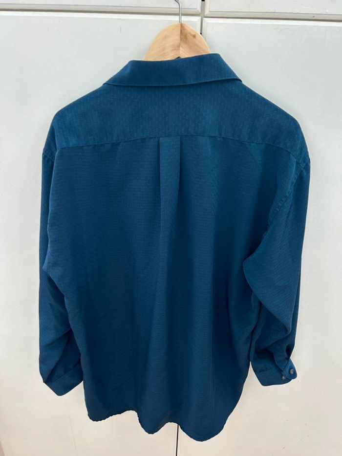 Chemise bleu marine manches longues homme Laurent cerrer taille 4 xl - photo numéro 6