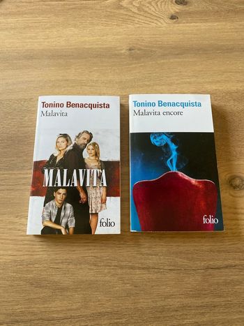 Lot de 2 livres Malavita tome 1 et 2
