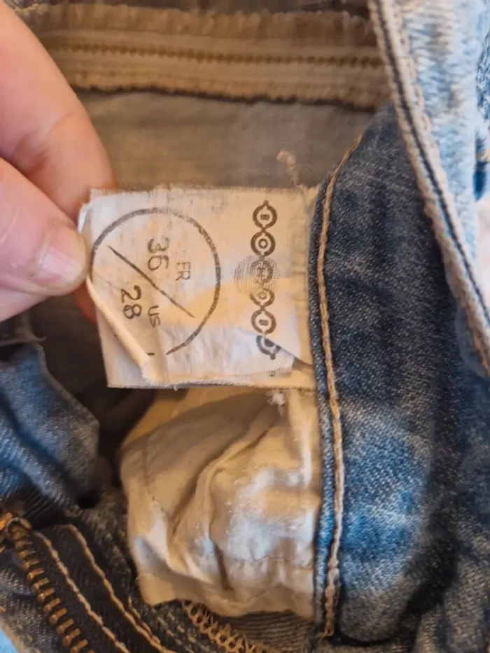 Jeans bas large bonobo taille 36 - photo numéro 7
