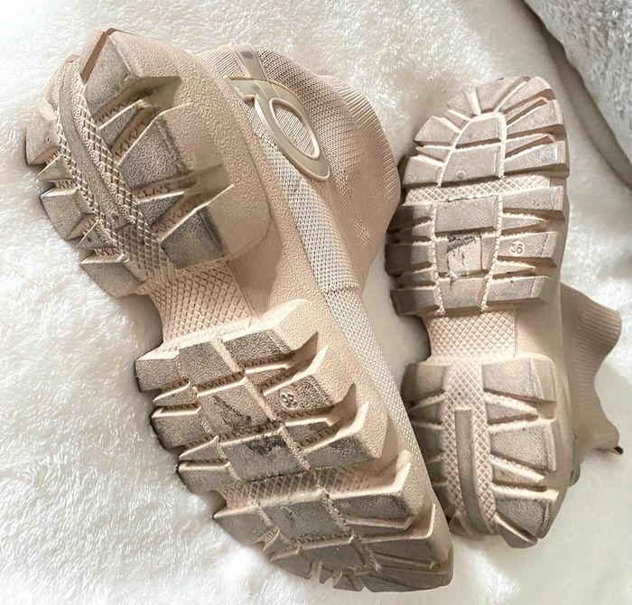 Bottines  Chaussettes Beige Pointure 36 - photo numéro 3