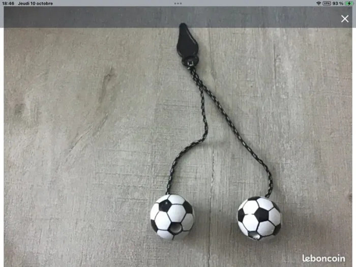 Vintage jeu tac tac football