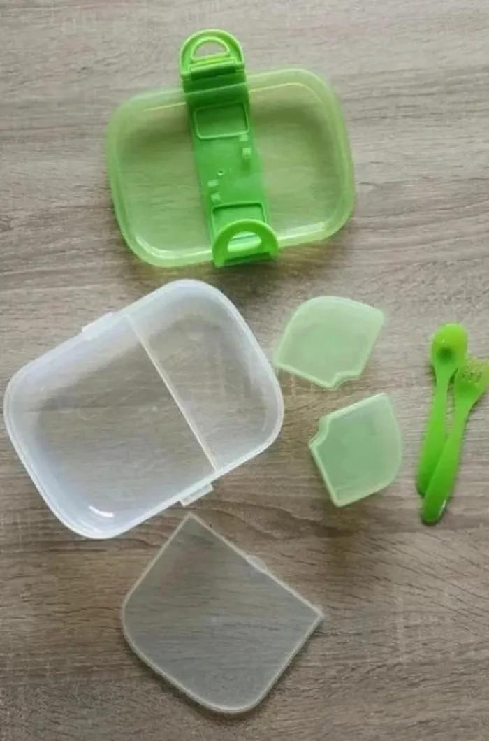 lunchbox boite à repas bento vert enfant Très bon état·Munchkin