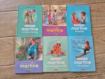 Lot de 6 livres je commence à lire avec Martine