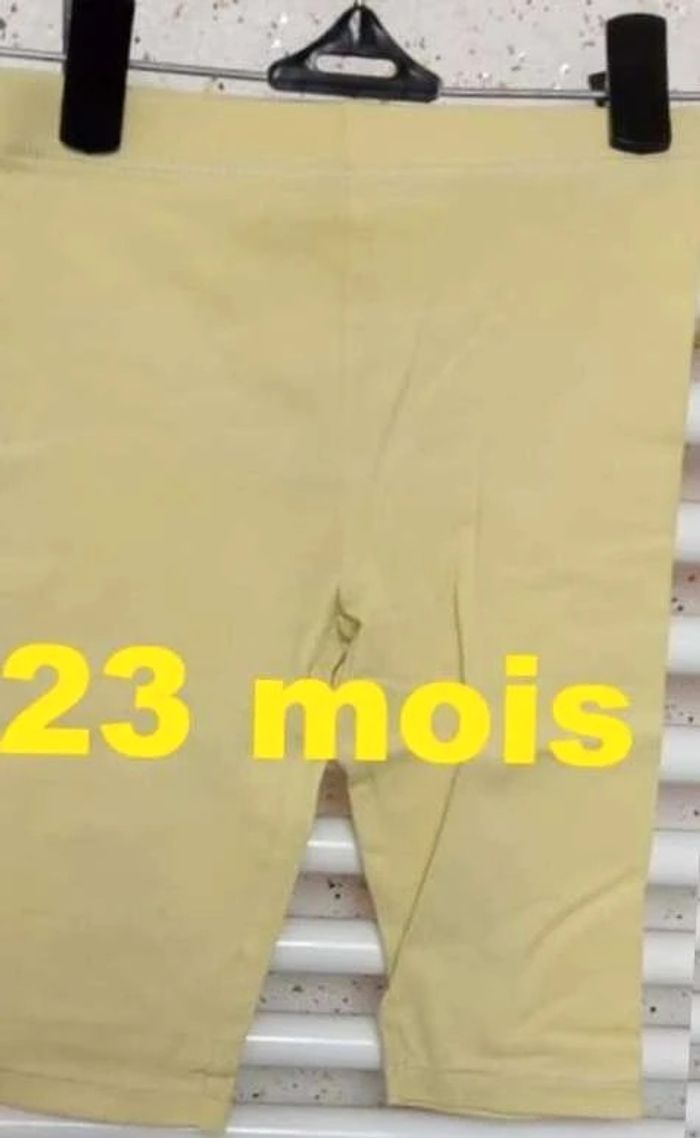 Legging  jaune  Orchestra  Taille  23  mois