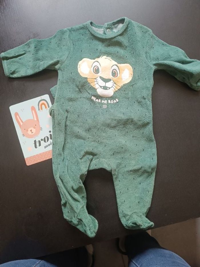 Pyjama Simba bébé garçon 3 mois