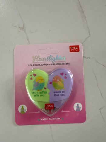 Surligneur 2 en 1 collection heartlighter Legami
