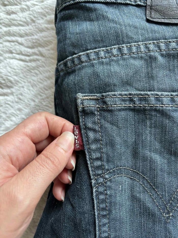 Jean homme levi’s 514 straight - droit bleu marine gris style délavé taille W30 M/40 L30 Y2K 2000s - photo numéro 3