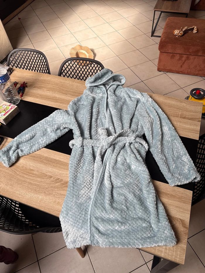 Peignoir à capuche femme S/M très doux - photo numéro 3
