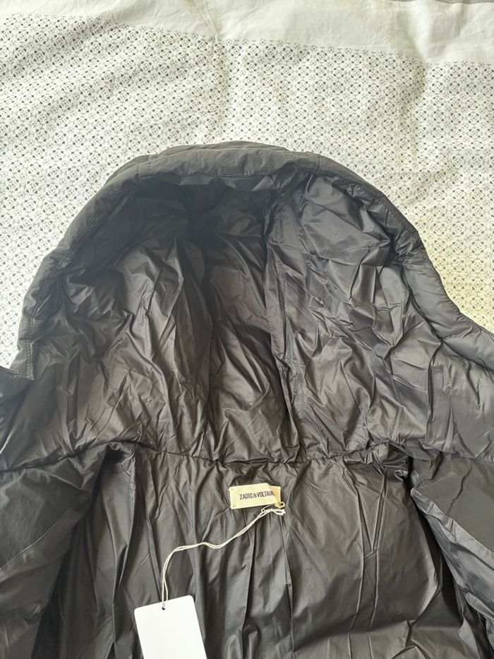Doudoune Zadig & Voltaire Kell Crinckle Noire - Taille S - Neuve - photo numéro 10