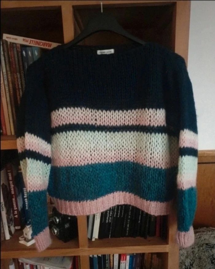 Pull mohair neuf Cache Cache taille 1