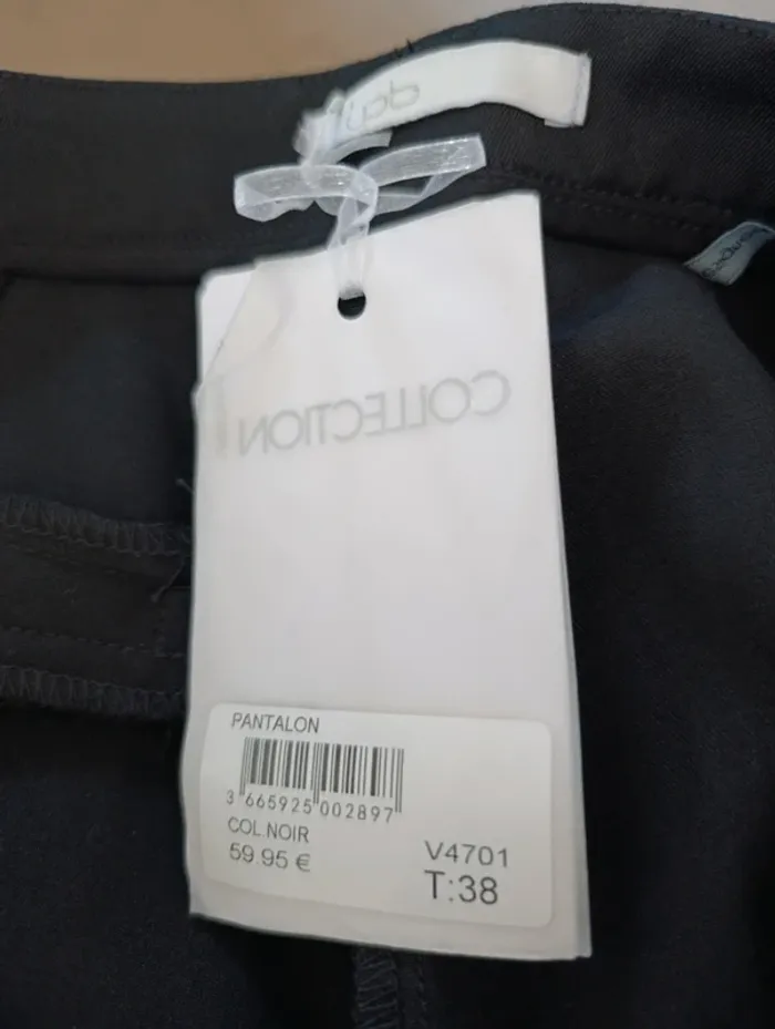 Neuf Pantalon noir LPB Les petites bombes taille 38 - photo numéro 4