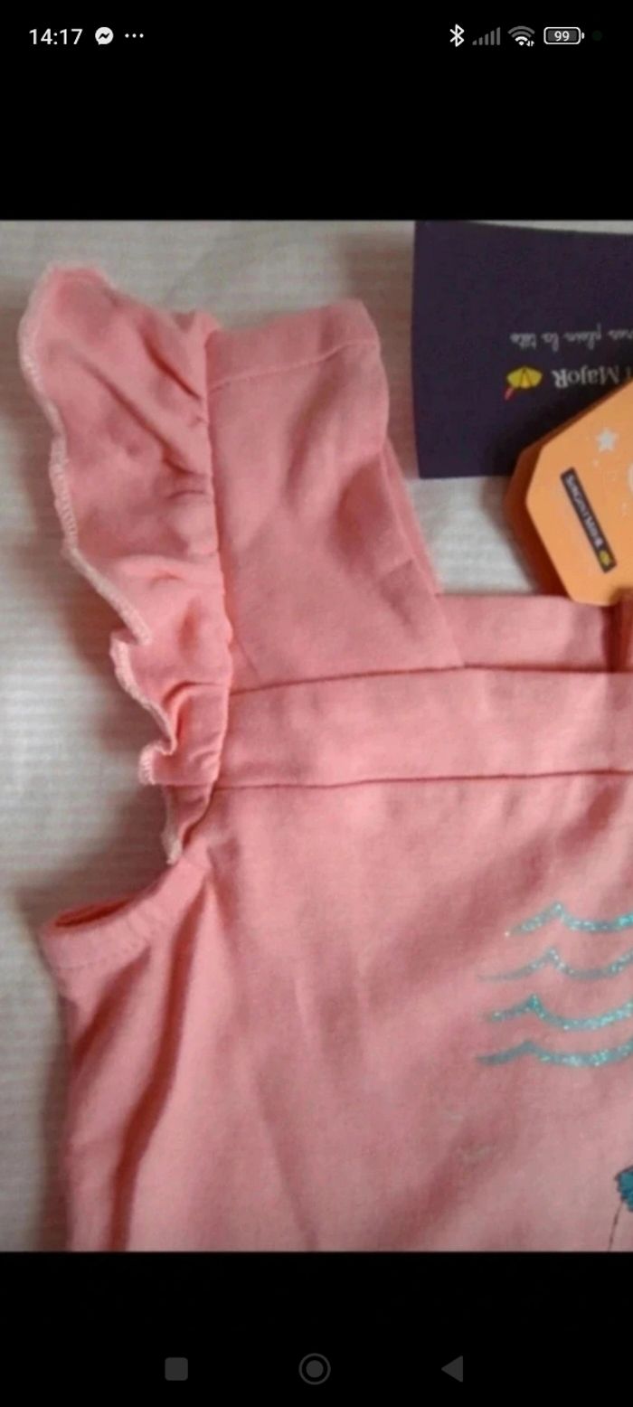 Joli tee-shirt neuf sergent major 2 ans - photo numéro 3