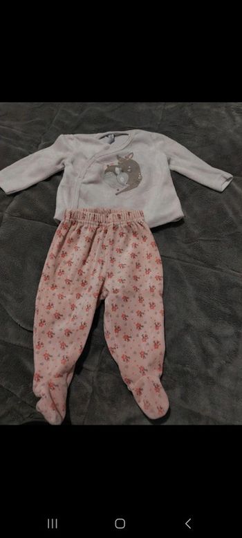 Pyjama fille 2piece 3mois