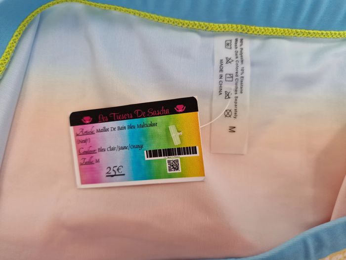 Maillot De Bain Bleu Multicolore Taille M - photo numéro 16