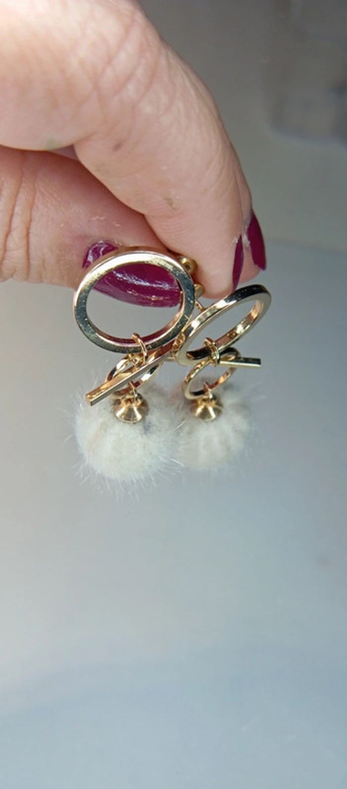 Boucles d'oreilles boule - photo numéro 4