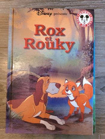 Livre Disney Row et Rouky