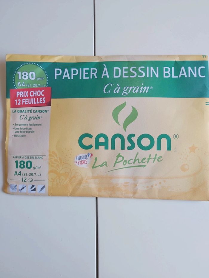 Papier dessin Canson