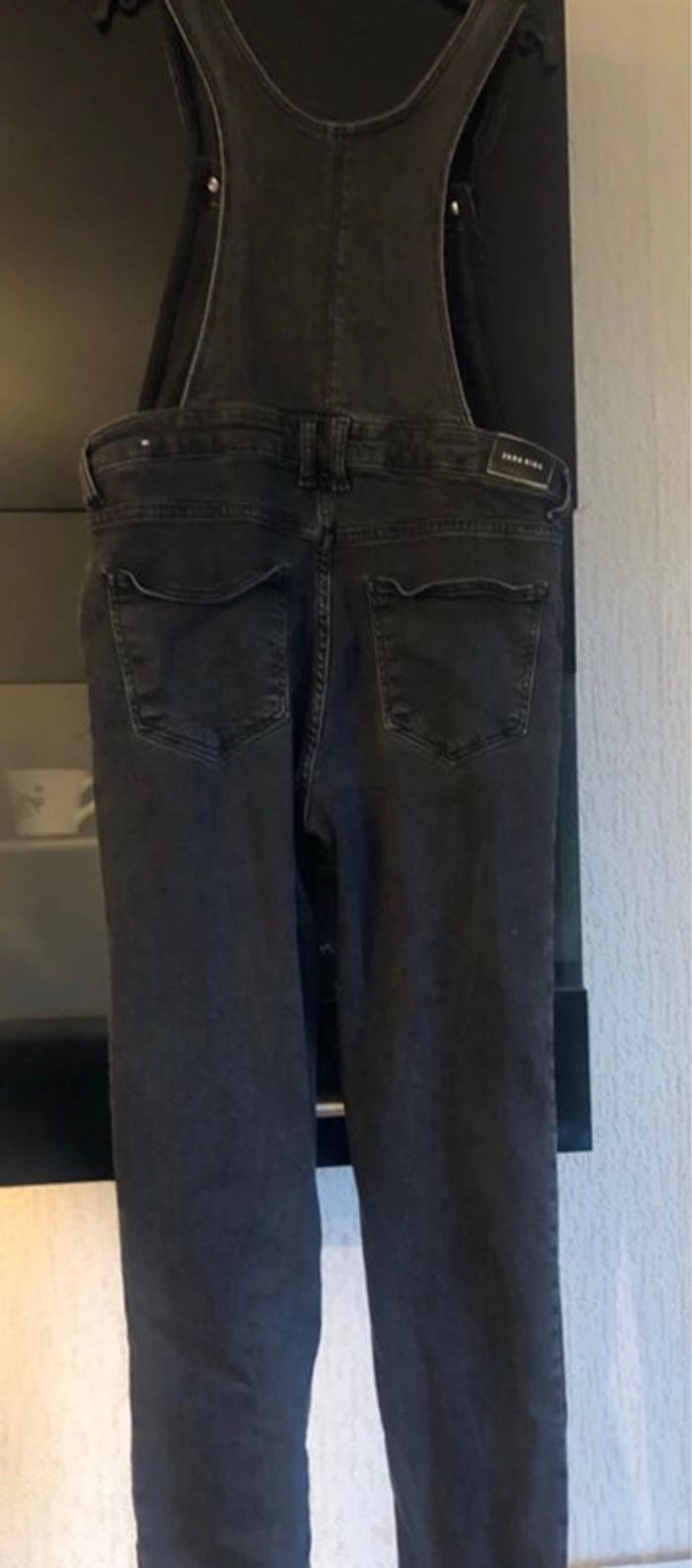 Combinaison jean Zara  taille 13-14 ans - photo numéro 2
