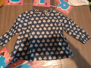 Magnifique blouse tape a l'oeil